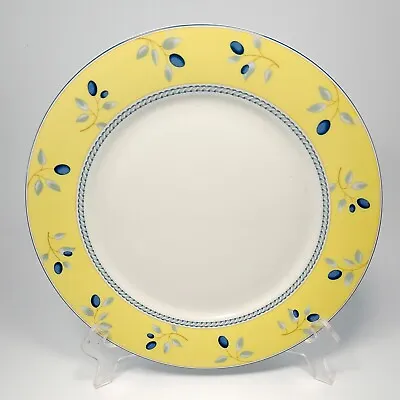 £9.73 • Buy Royal Doulton Blueberry Dinner Plate 10.25in Yellow Blue White