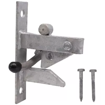 Field Gate Latch Catch Auto UK Pattern HEAVY Galv Lockable Inc Fixings • £16.45