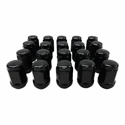 20 X Extreme 12x1.5 Black Acorn Wheels Rim Nut Fits Holden Ford Mitsu Toyota Kia • $42.95