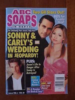 Magazine~ ABC SOAPS IN DEPTH ~February 20 2001 ~GH ~Maurice Benard Sarah Brown • $7.50