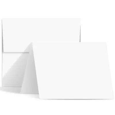 25 Greeting Cards Set – Blank White 4.25  X 5.5  And One Size  • $26.80