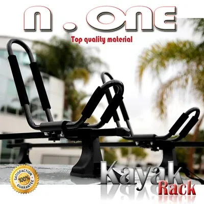 Pair Kayak Rack Roof Top Cross Bars Mount Canoe Paddle Board Carrier For Ford • $41.75
