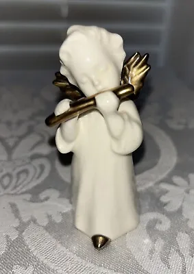 Goebel Porcelain Angel Playing Flute Figurine - Vintage • $23.99