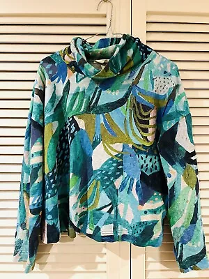 Pretty GORMAN “Green Jungle” Cotton Top * Size 10 • $99.90