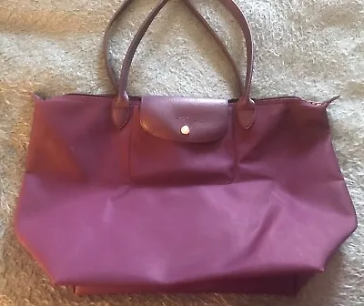 Longchamp Le Pliage Large Neo Purple Plum Shoulder Bag  • $36