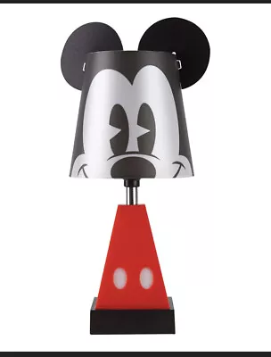 Disney Mickey Mouse LED Glowing Nightlight Table Top Lamp 3 In 1 13” • $21