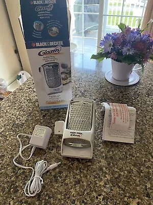 NEW Black & Decker Gizmo Cordless Electric Cheese Grater GG200 With 1 Blade • $15